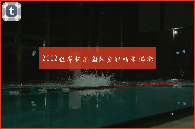 2002世界杯法国队分组结果揭晓